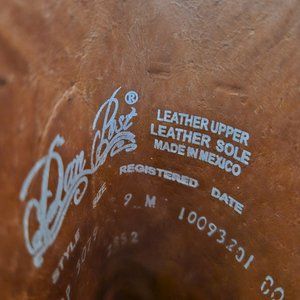 Dan Post Exotic Leather Boots size 9